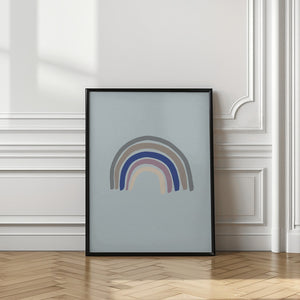 Art Prints of Rainbow Blue