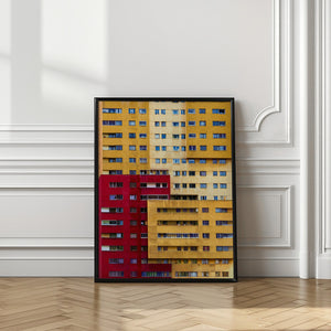 Art Prints of A building full of life