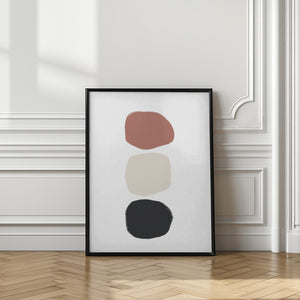 Art Prints of Three Stones - Coloured