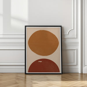 Art Prints of Burn Orange Composition