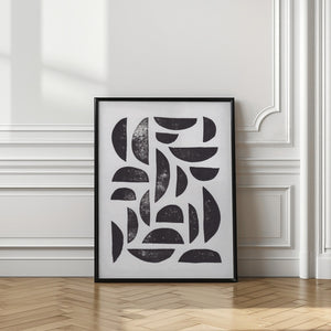Art Prints of Linocut Abstract #7