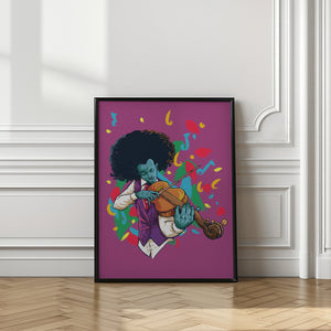 Art Prints of The music man