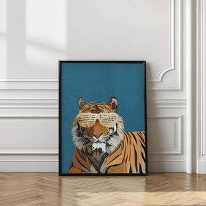 Canvas Art Print Hip Hop Tiger