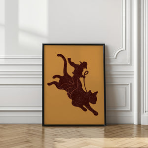 Canvas Art Print RODEO CAT