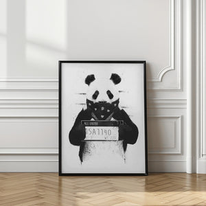 Canvas Art Print Bad panda