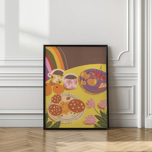 Art Prints of Yellow table