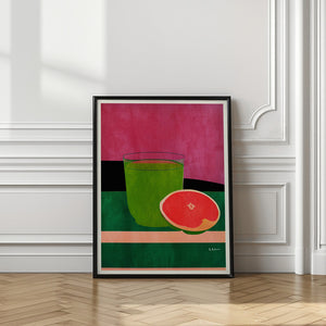 Art Prints of Pink, Little Grapefruit