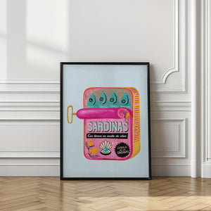 Art Prints of Sardines Tin Can