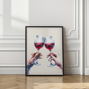 Art Prints of Cheers to us
