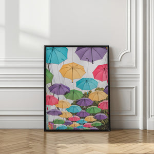 Art Prints of Colorful Umbrellas