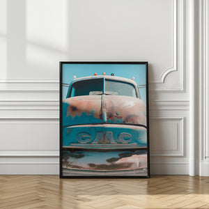 Art Prints of Vintage Rusted GMC Truck