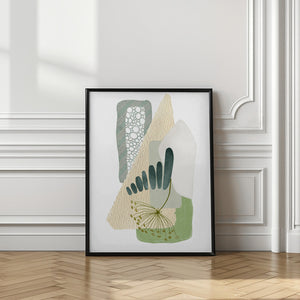 Art Prints of Green Shapes 1