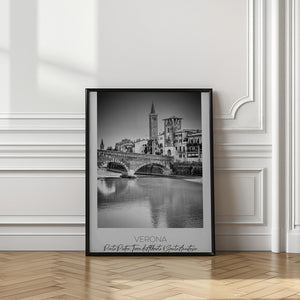 Art Prints of In focus: VERONA Ponte Pietra, Torre di Alberto & Santa Anastasia