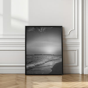 Art Prints of Gasparilla Island - Monochrome coastal impression