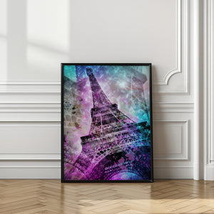 Art Prints of Pop Art Eiffel Tower