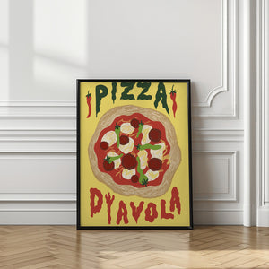 Art Prints of Pizza Diavola
