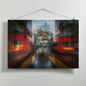 Art Prints of The red bus
