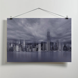 Art Prints of A view of Victoria Harbor in Hongkong