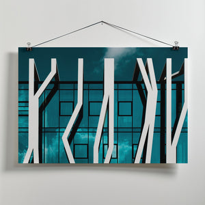 Art Prints of abstract facade