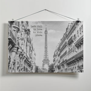 Art Prints of Let's fall in love