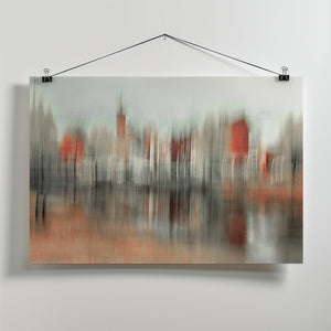 Art Prints of Red tower city