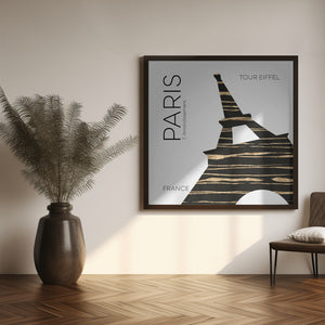 Art Prints of Urban Art PARIS Eiffel Tower
