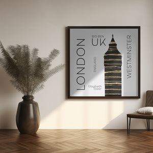 Art Prints of Urban Art LONDON Big Ben