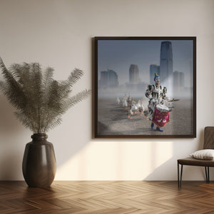 Art Prints of Goose parade