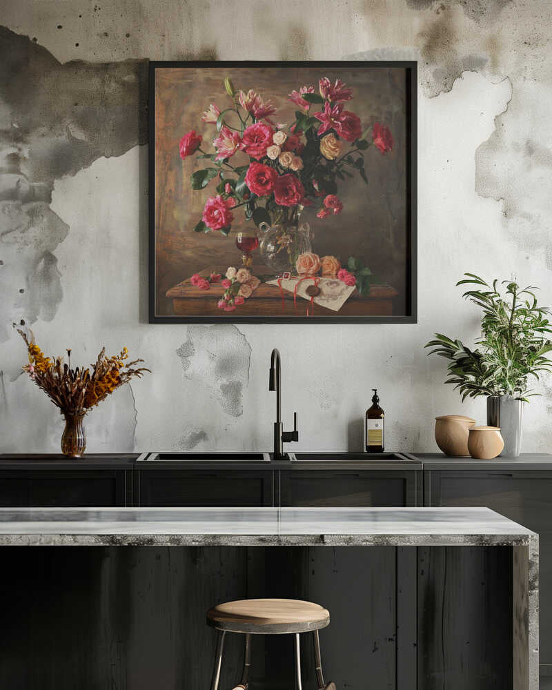 Still life with roses