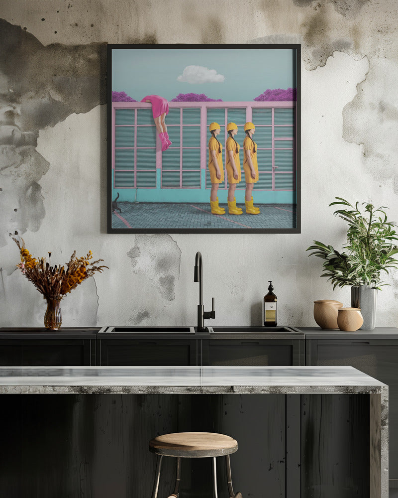 Art Prints of Hiding Away From Myself