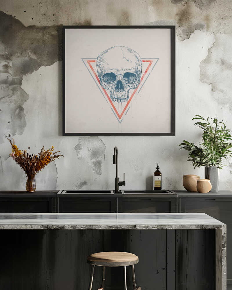 Skull in triangles