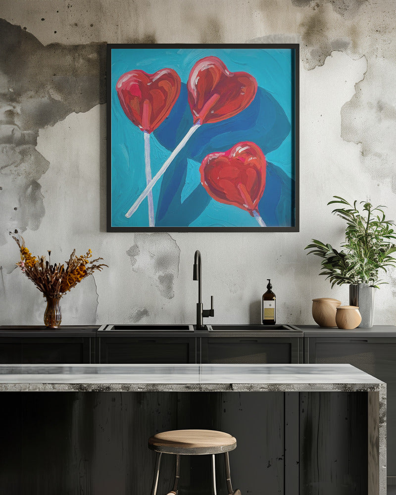 Heart Lollipops