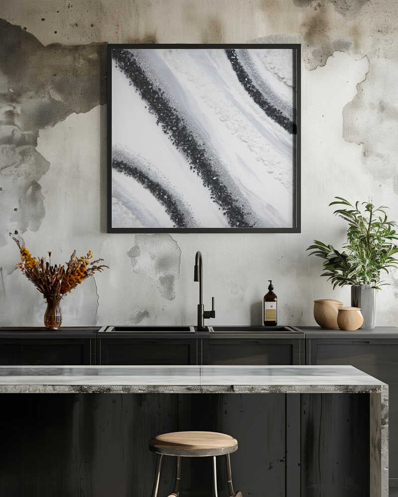 Black and White Geode