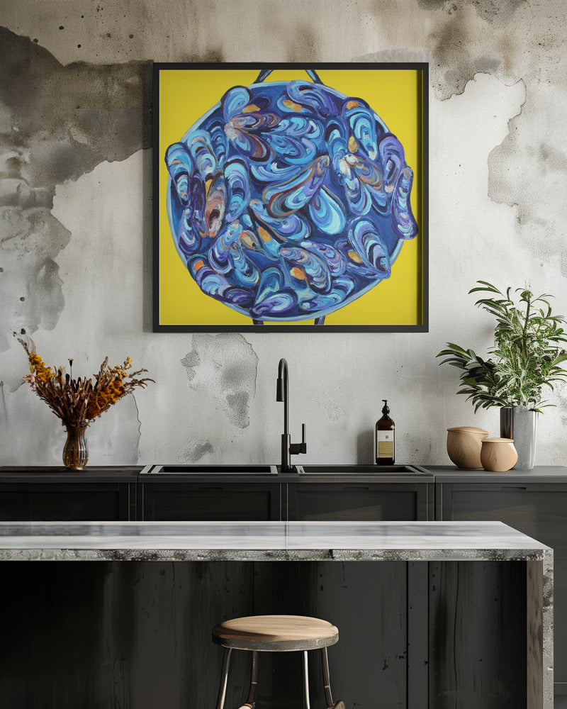 Steaming Pot of Mussels