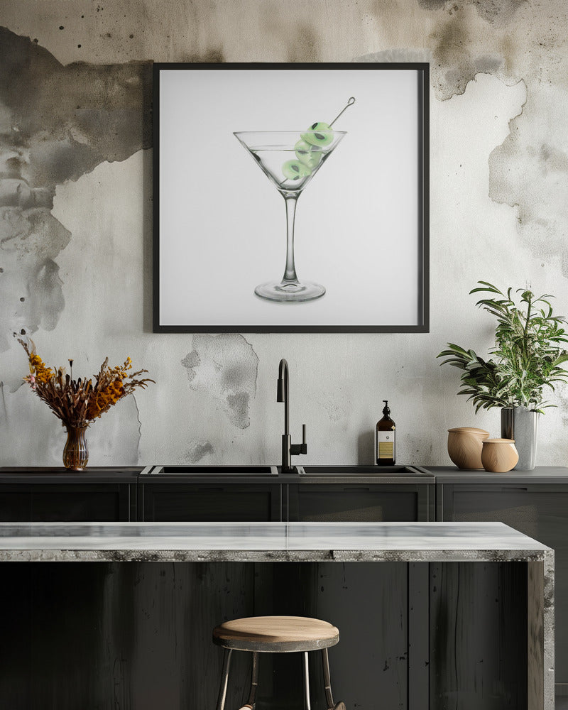 Art Prints of UFO Martini