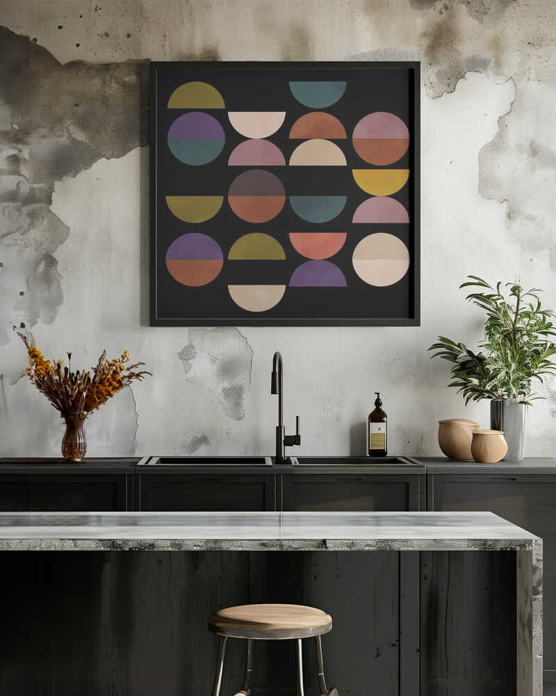 Mid Circles Terracotta Blck1