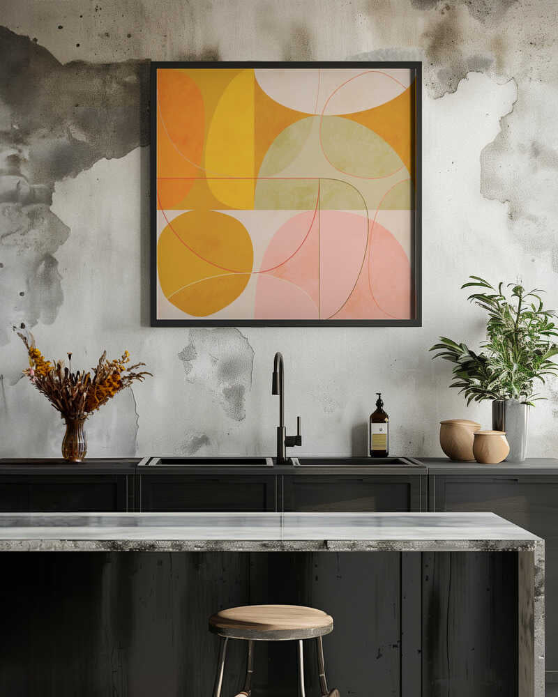 Mid Century Curry Yellow Blush Spring2