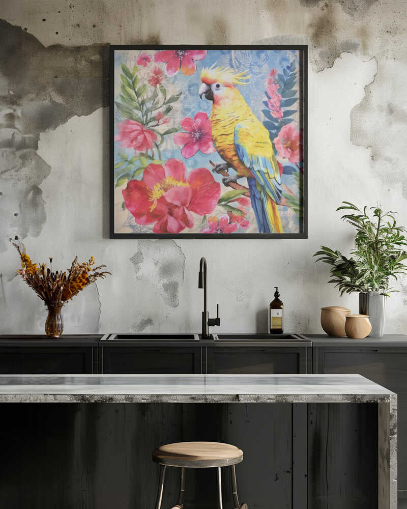 Cockatoos Tropical Garden