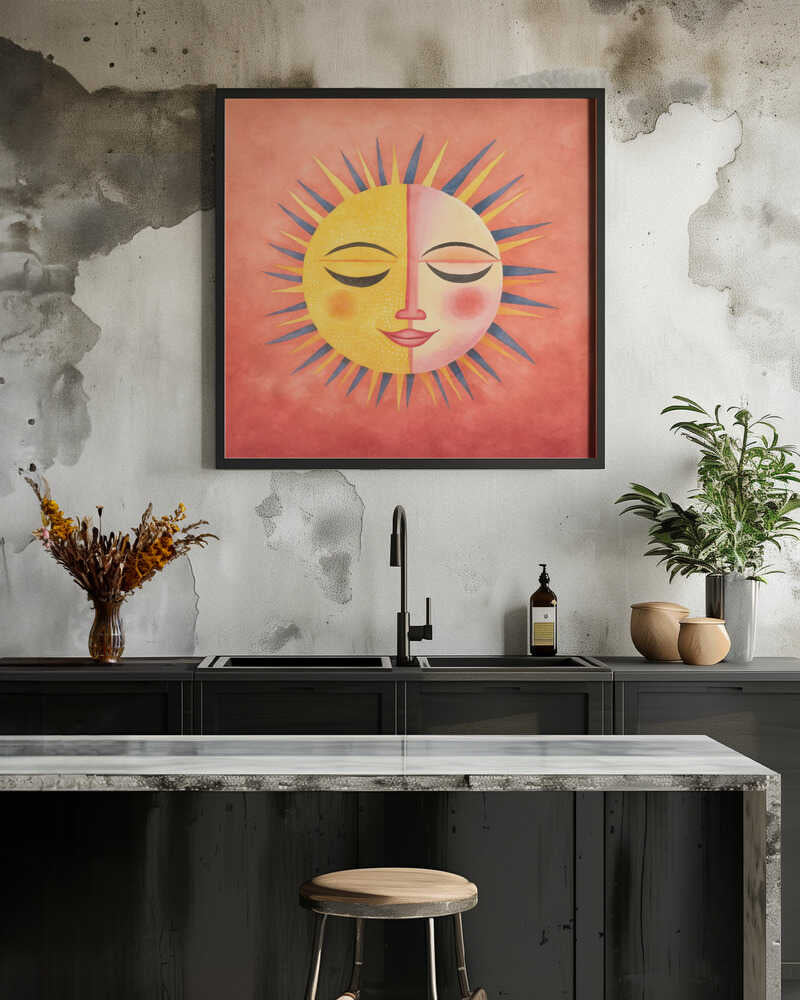 Whimsical Sun Face 1
