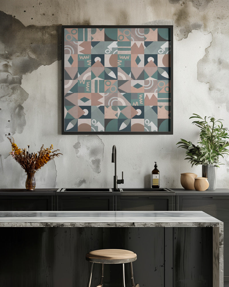 The Mid Century Grid Pattern