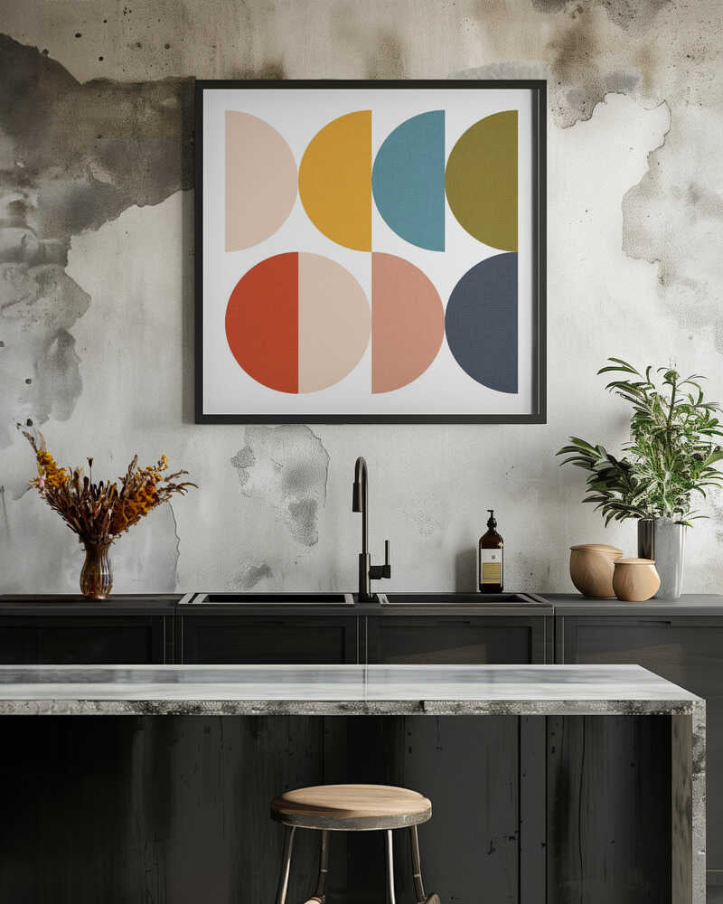 Mid Century Geometric Color Play