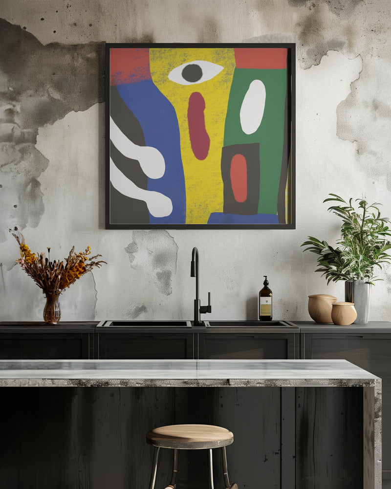 Art Prints of Abstract portrait IV