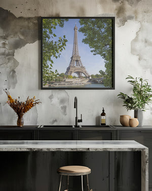 Art Prints of PARIS Eiffel Tower & River Seine