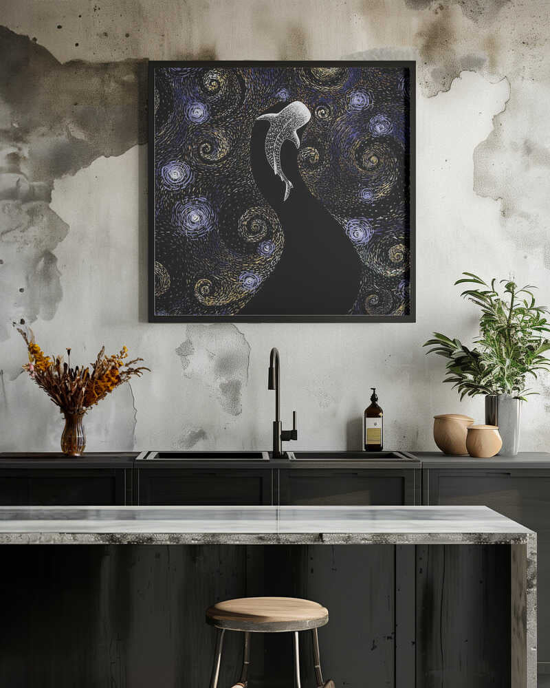 Star Eater In Van Gogh Style Colored