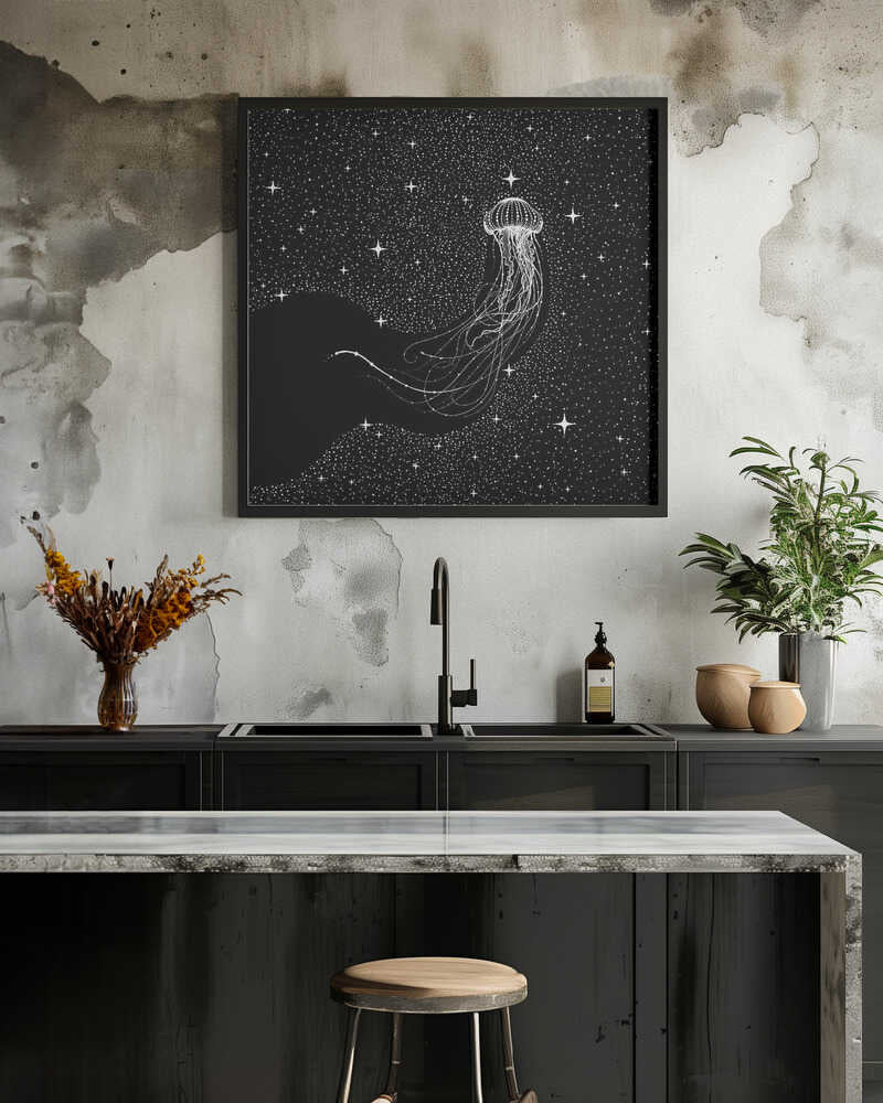 starry jellyfish (Black Version)