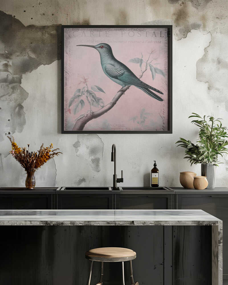Hummingbird Romance Pastel Pink Ii