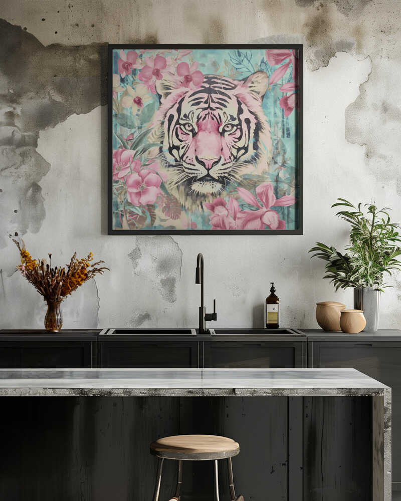 Tigers Jungle Paradise Pink