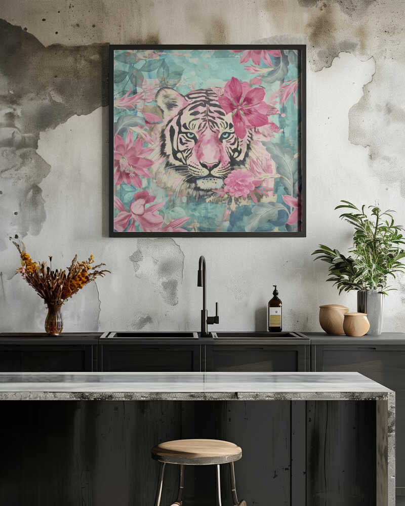 Tigers Jungle Garden Pink