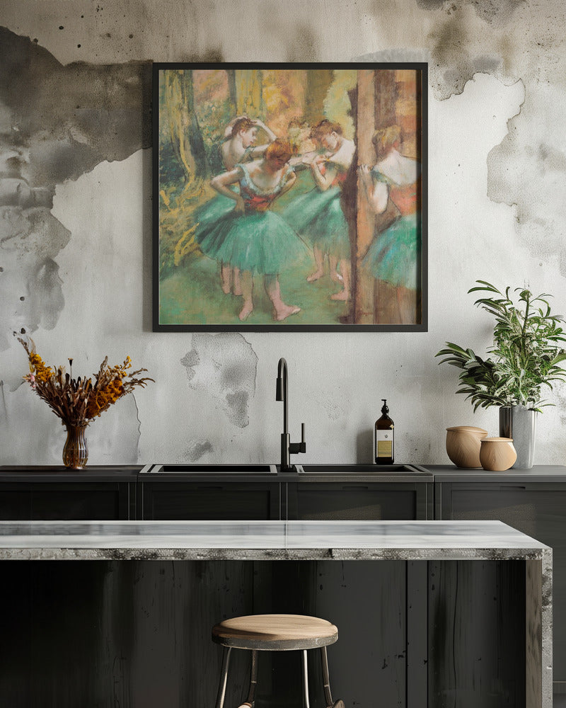 Dancers, Pink and Green