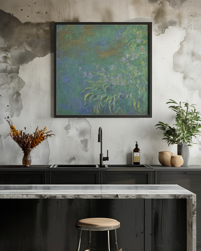 Irises By Claude Monet